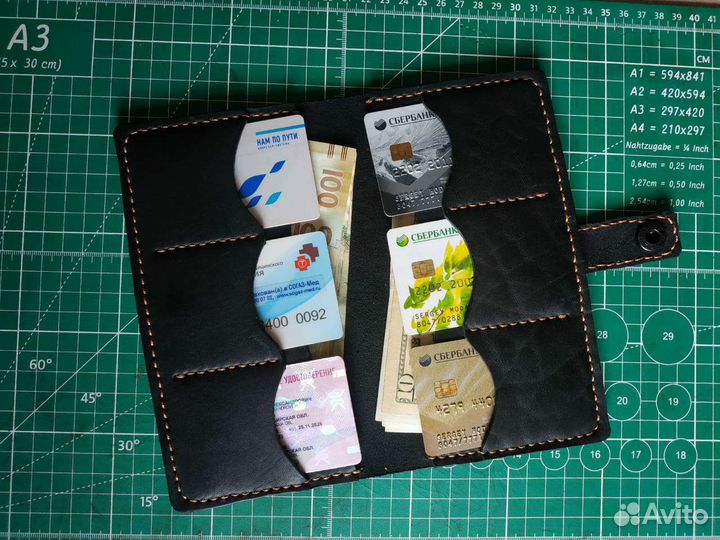 Портмоне мужское ручной работы