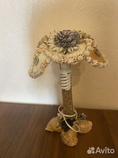 Светильник ночник с ракушками