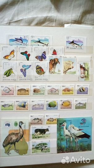 Марки СССР Фауна и др. разные 1982-87г