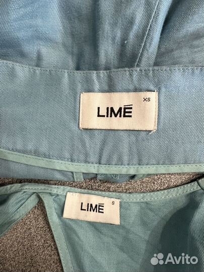 Костюм льняной lime