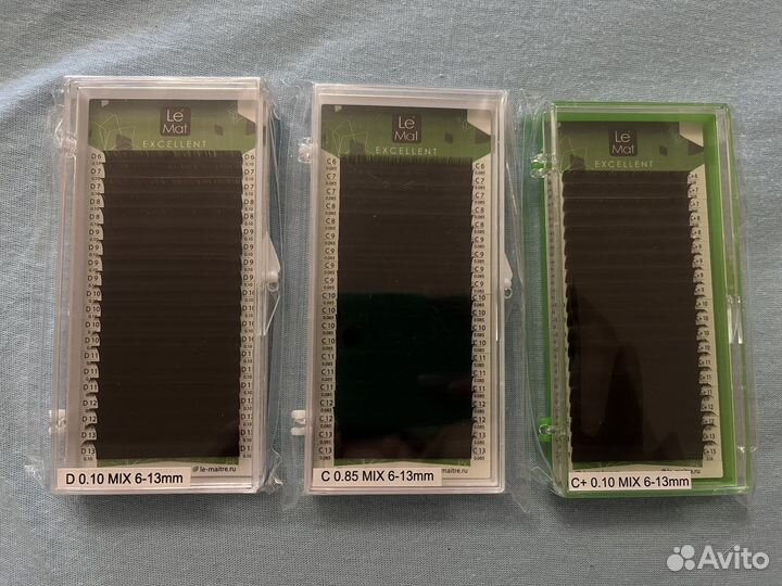 Ресницы для наращивания ресниц с боксом