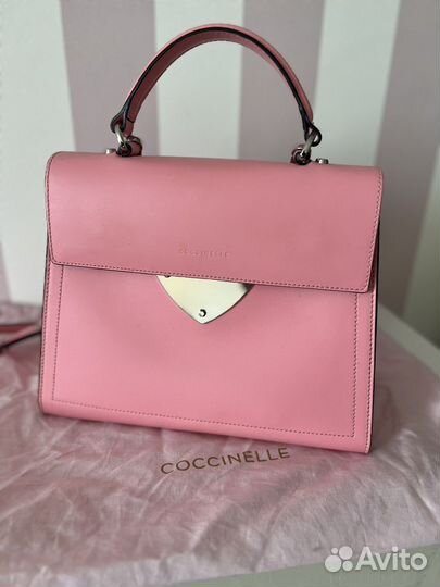 Сумка coccinelle натуральная кожа