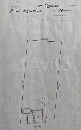 Дом 80 м² на участке 20 сот.