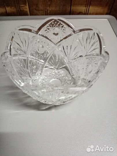 Хрустальная Ваза Конфетница СССР