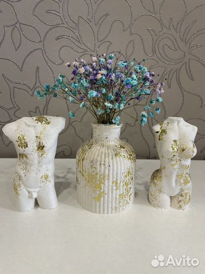 Ваза из гипса