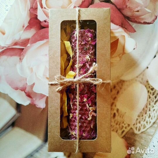 Свечи из вощины, подарочный набор