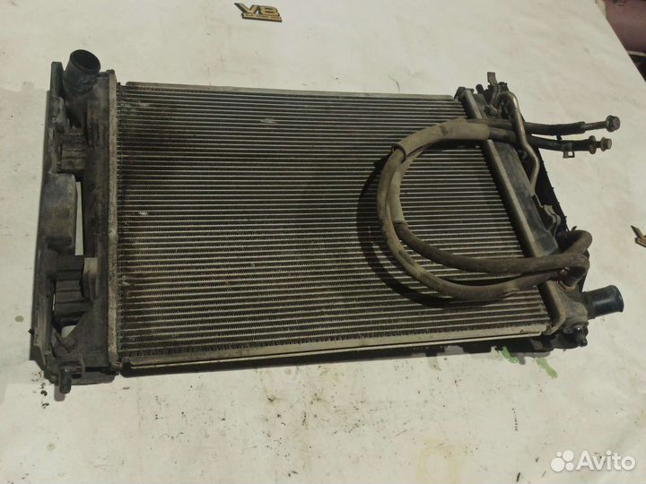 Радиатор охлаждения кондиционера Hyundai solaris