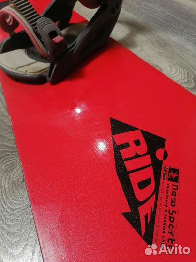 Сноуборд с креплениями