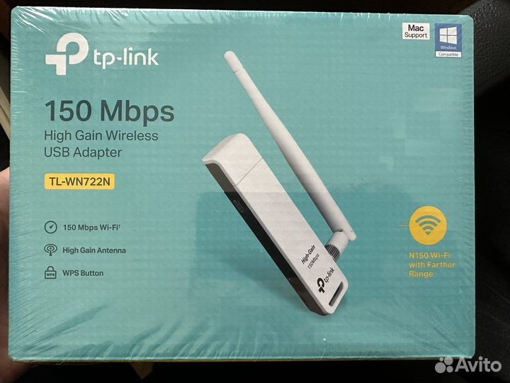 Сетевой адаптер TP-link TL-WN722N