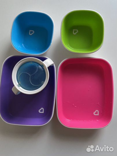 Munchkin набор посуды и контейнер