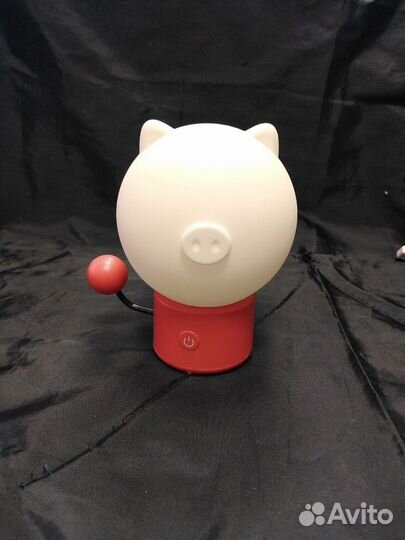 Ночник силиконовый свинка