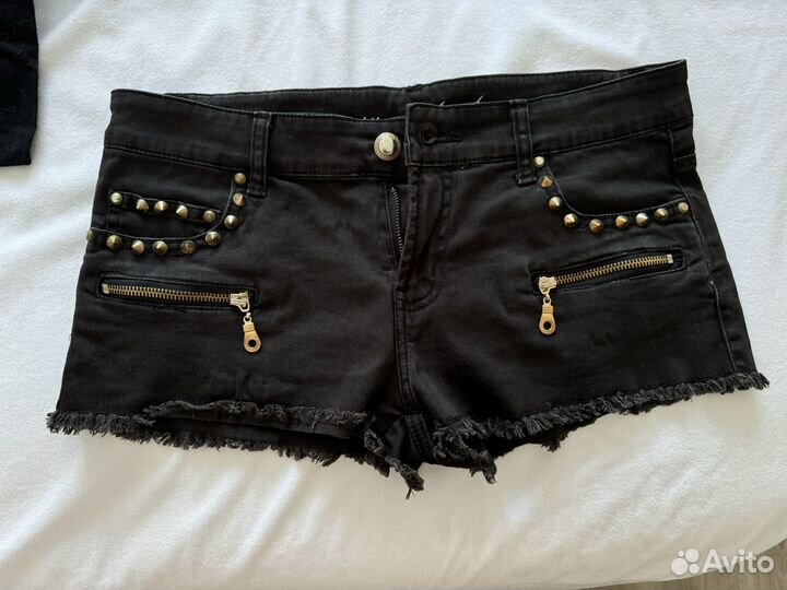 Шорты джинсовые черные