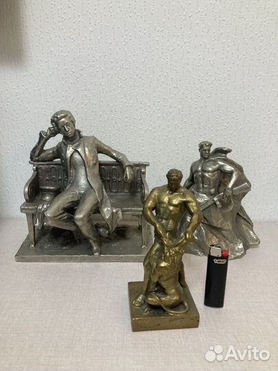 Статуэтка силумин СССР