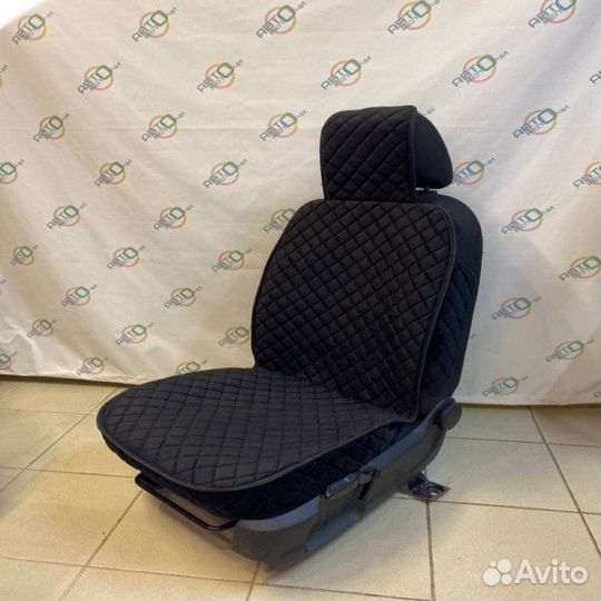 Накидка велюровая с боковушками черная