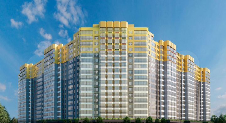 1-к. квартира, 40,5 м², 4/17 эт.