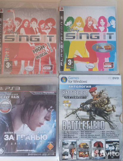 Диски на ps3 за гранью, на windows battlefield