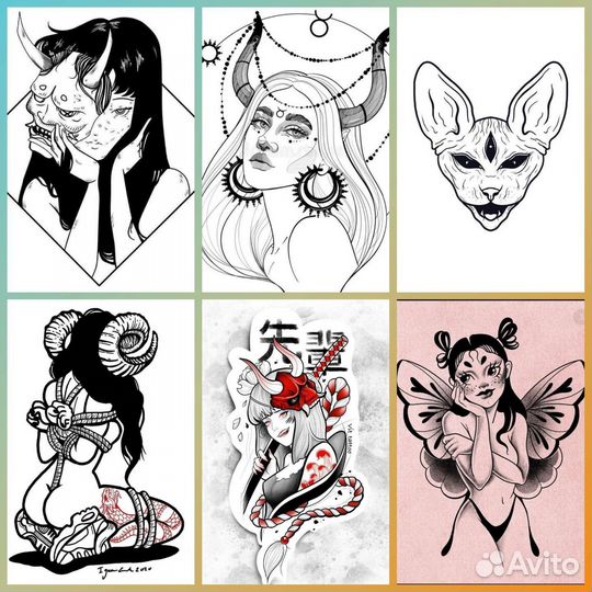 Коррекция старых татуировок