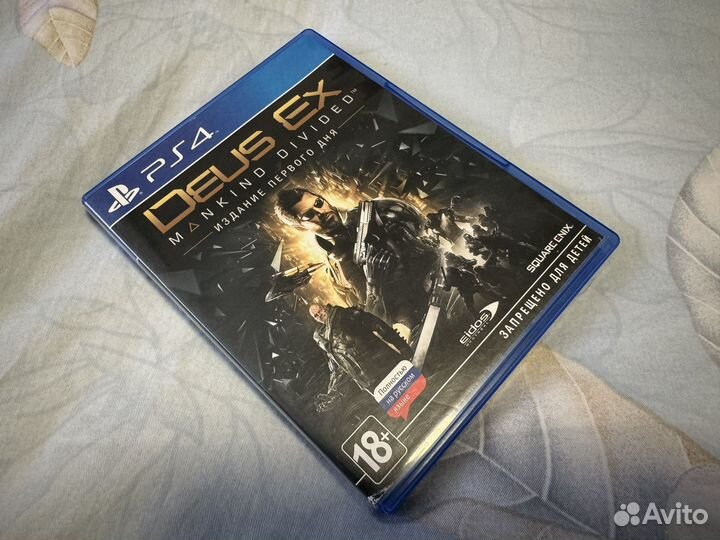 Диск игры «Deus Ex» на ps4