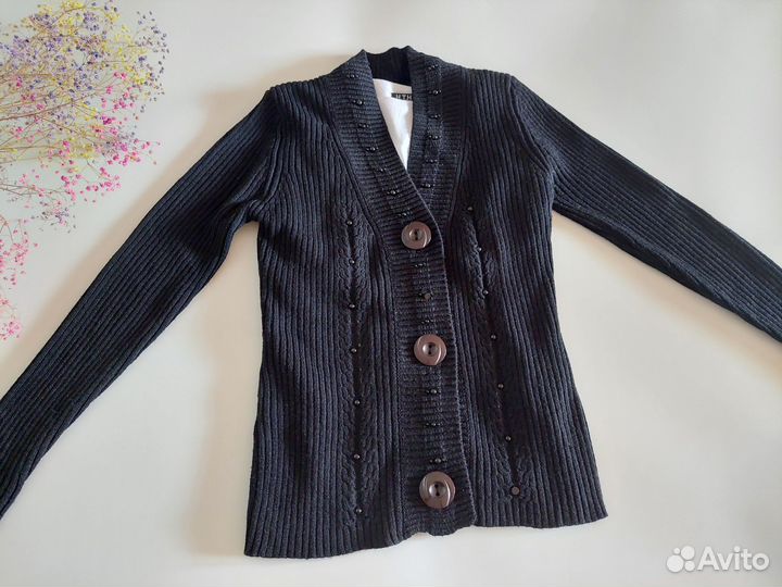 Кардиган женский 46 черный