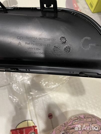 Накладка противотуманной фары peugeot citroen