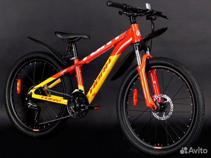 Велосипед horh tony tyhd 4.25 24 (2023) Orange-Yel