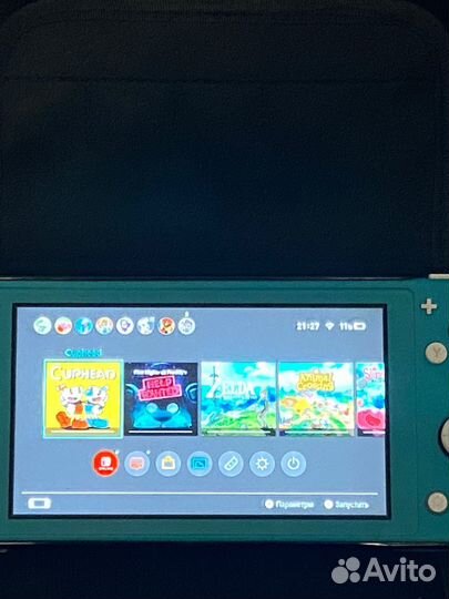 Nintendo switch lite с играми