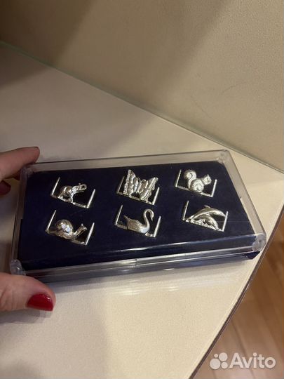 Винтажный набор для карточек с именами на стол