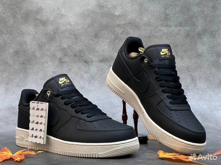 Nike air force 1 чёрные разм. 41