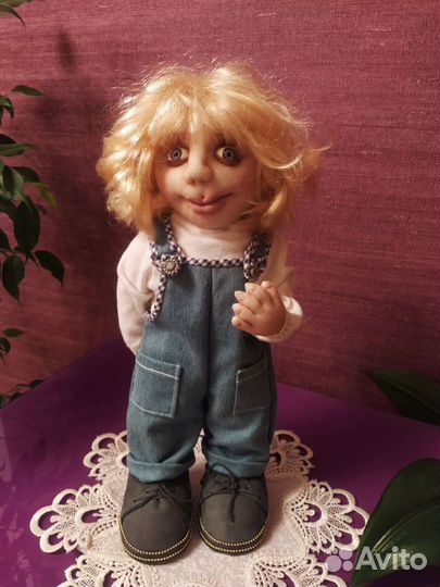 Кукла чулочная ручной работы