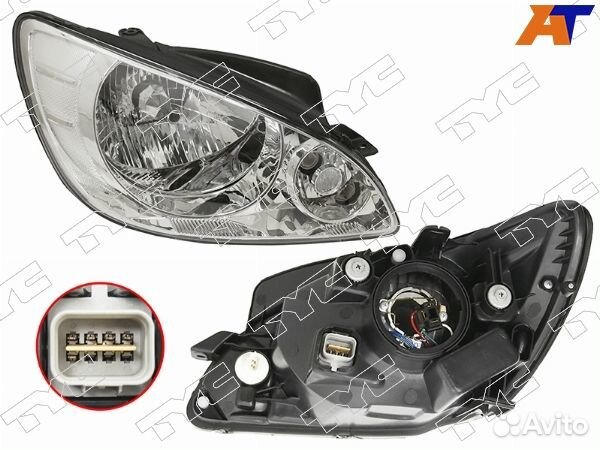 Фара hyundai getz, hyundai getz 02-10