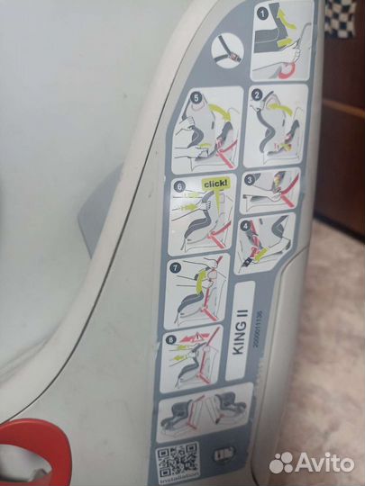 Детское автокресло britax romer king 2 9/18 кг