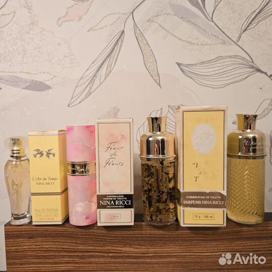 L'air du temps Nina Ricci винтаж Fleur de fleurs
