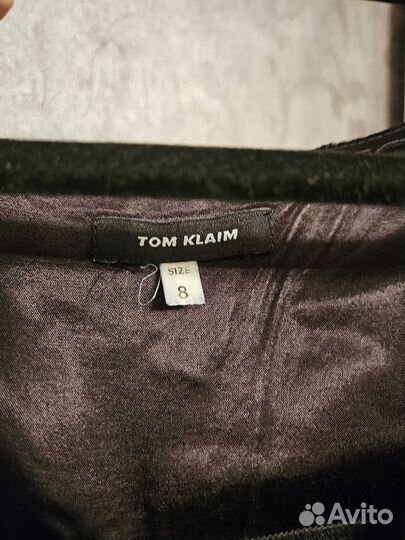 Вечернее платье шёлковый бархат Tom Klaim 46 р