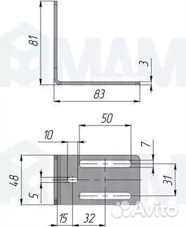 Крепление экрана - перегородки над столом