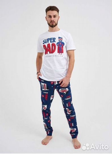 Мужская пижама, костюм для дома