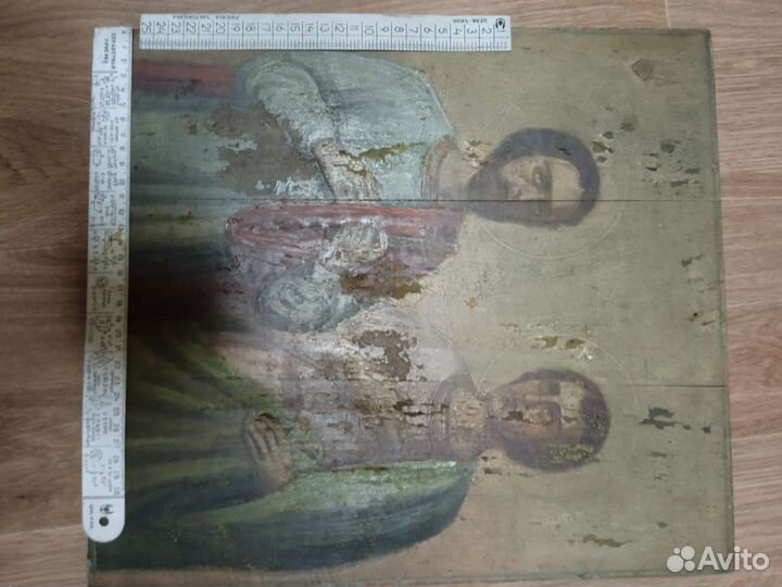 Большая старинная икона