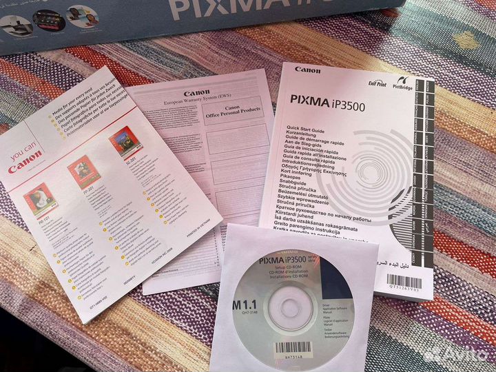 Цветной струйный принтер Canon Pixma ip3500