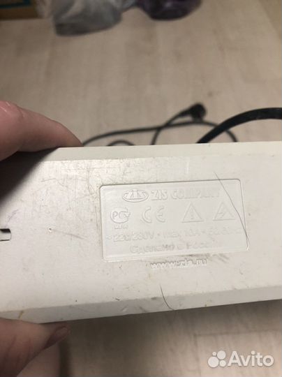 Сетевой фильтр pilot l 5 метров