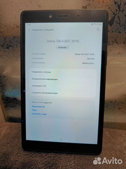 Планшет Samsung galaxy tab A 8.0