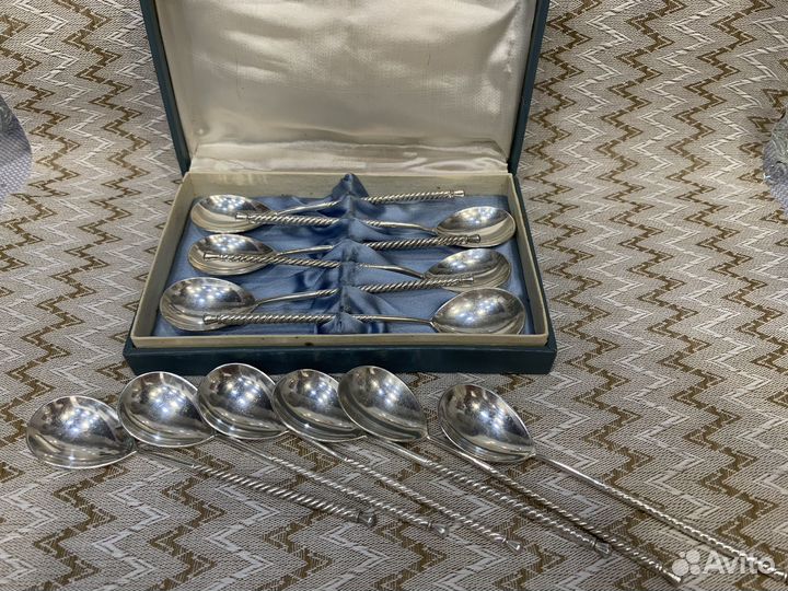 Чайные ложки мельхиор