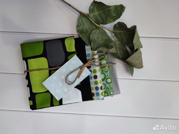 Набор N4 тканей х/б рукоделия печворка 38*48 5 шт