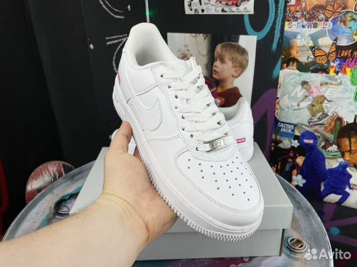 Кроссовки Nike Air Force x Supreme арт:0192225