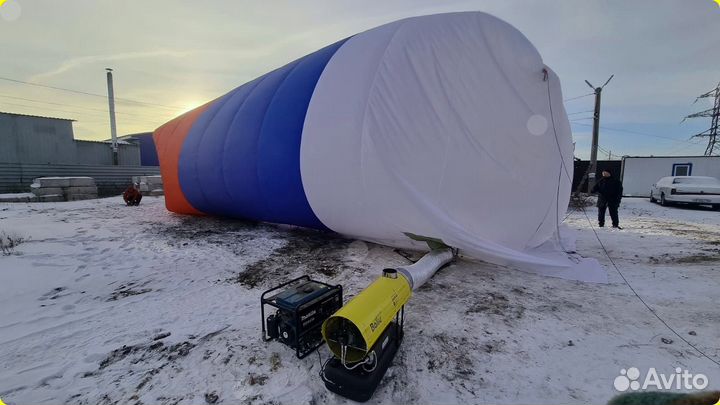 Зимняя надувная палатка от производителя
