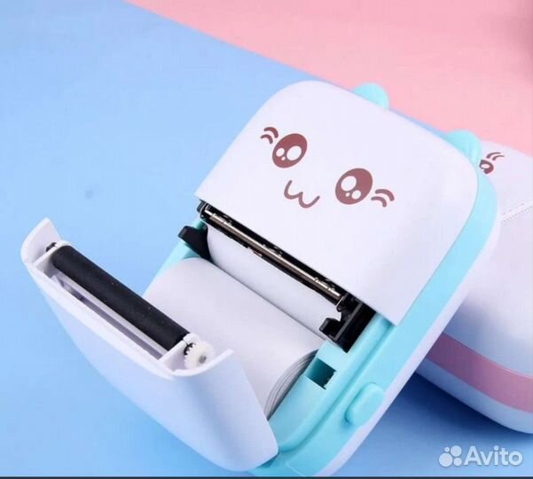 Мини принтер для чеков, наклеек, фотографий