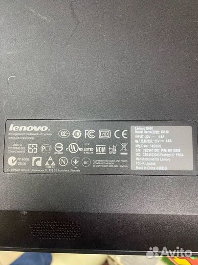 Ноутбук Lenovo g580