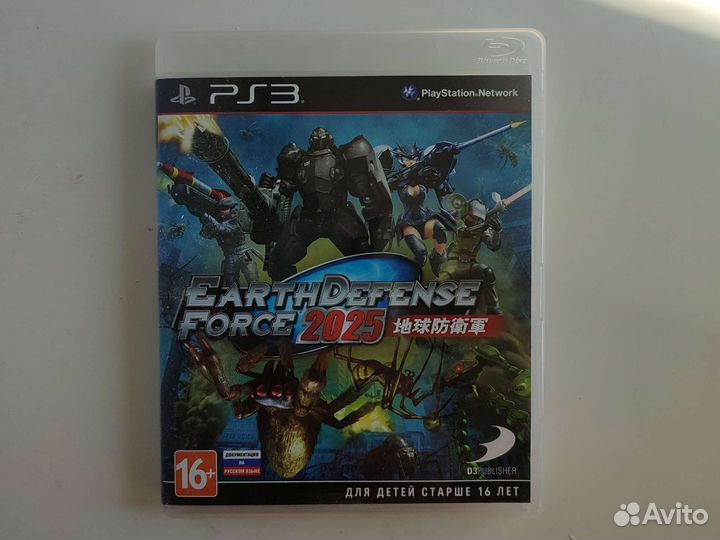 Игра для приставки ps3 EarthDefense Force 2025