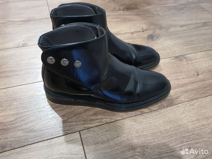 Ботинки кожаные Pollini