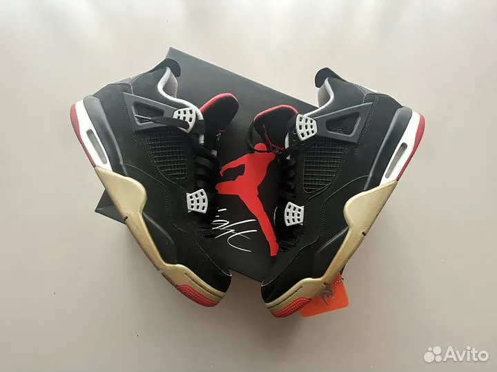 Nike Air Jordan 4 Bred 11.5 us оригинал