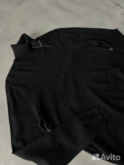 Свитер Emporio Armani черный мужской