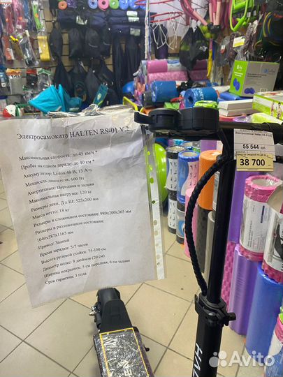 Электросамокат Halten RS 01(v2)